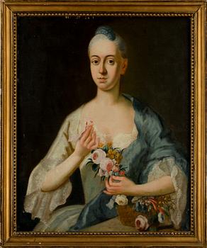 JOHAN STÅLBOM, tillskriven, olja på duk. 1700-tal.