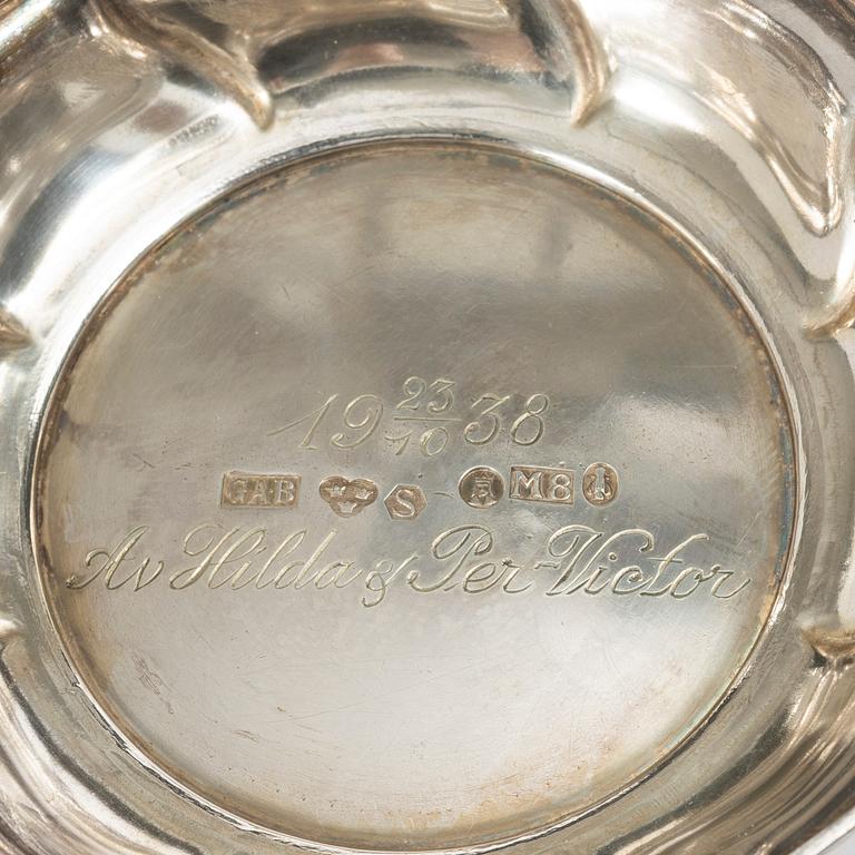 Guldsmedsaktiebolaget (GAB), A Swedish silver beaker, Stockholm 1938.