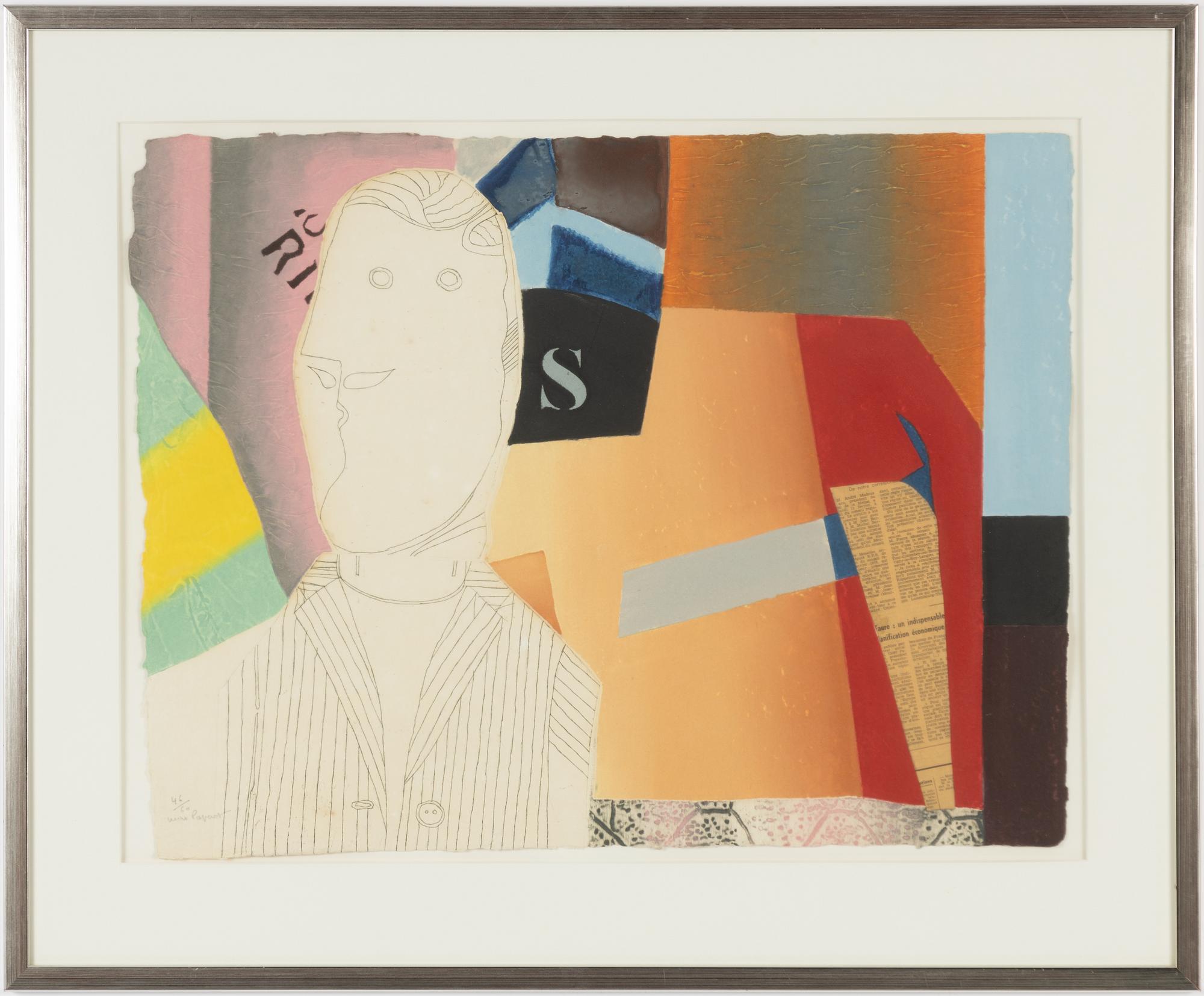 Max Papart, Portrait in half-figure.