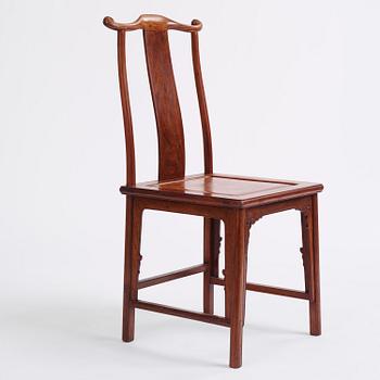 An officials hat chair, late Qing dynasty/early 20th Century.