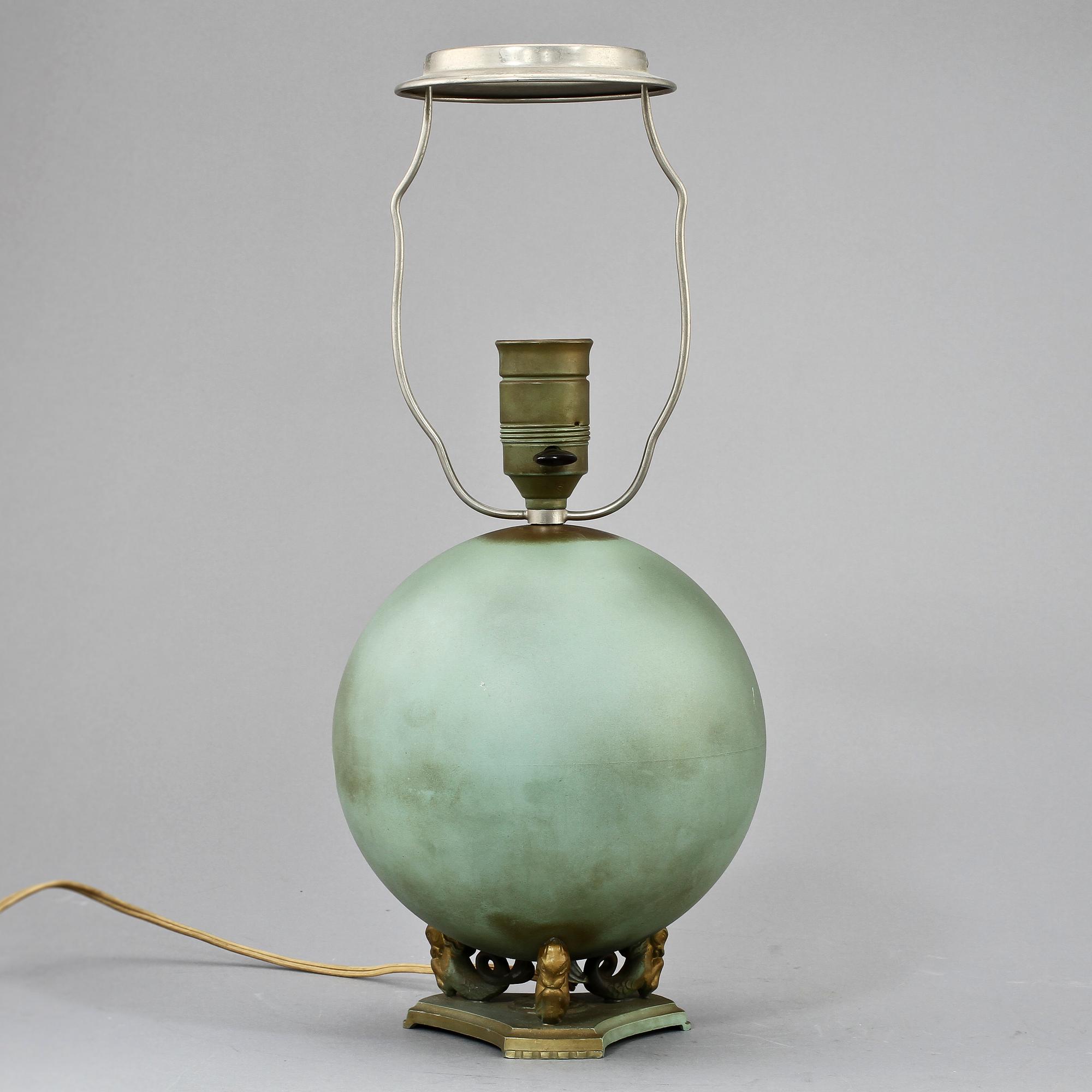 BORDSLAMPA, art déco, 1900-talets första hälft.