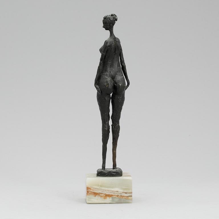 SKULPTUR, brons, okänd konstnär, signerad, 1900-tal.