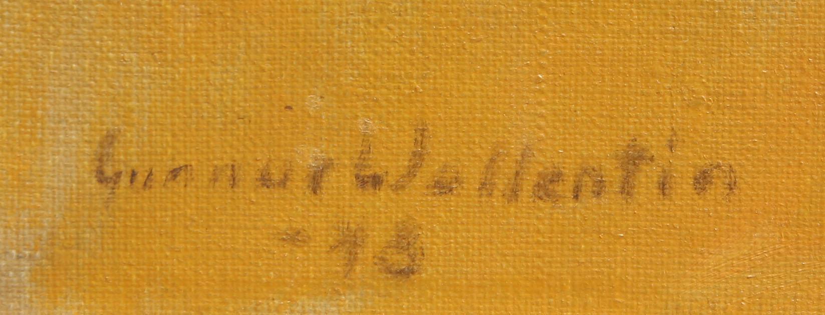 GUNNAR WALLENTIN, olja på duk, sign o dat -43.