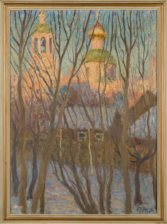 FEDOR IVANOVICH RERBERG, A CHURCH IN SUNLIGHT.