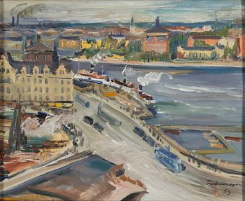 CARL EINAR FREDRIKSSON, olja på duk, signerad.