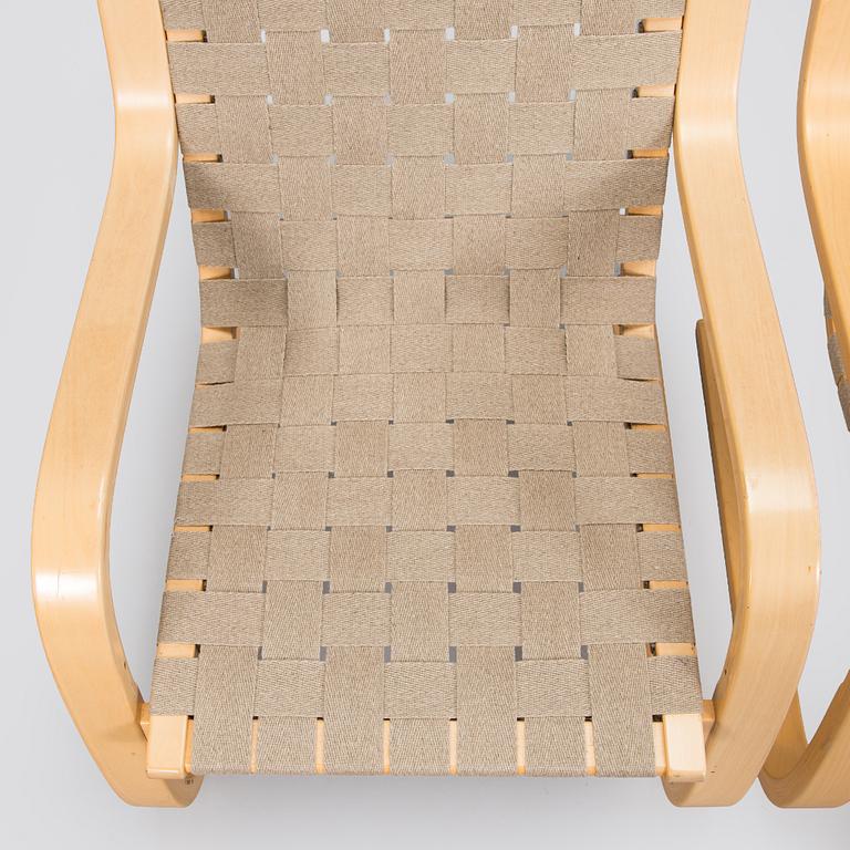Alvar Aalto, nojatuolipari malli 406 Artek 1970-luku.