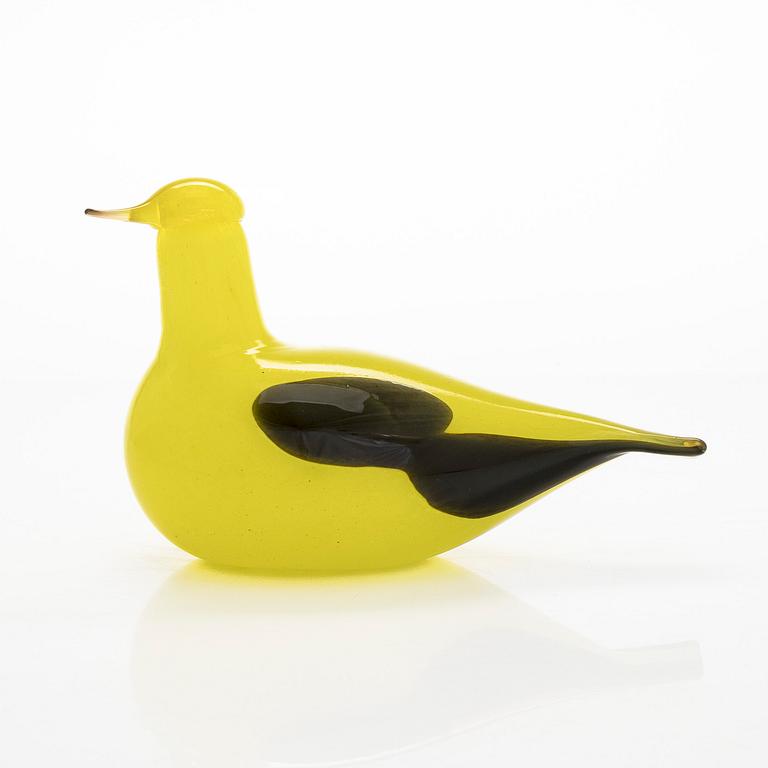 Oiva Toikka, a "Kuhankeittäjä" glass bird, signed O. Toikka Nuutajärvi.