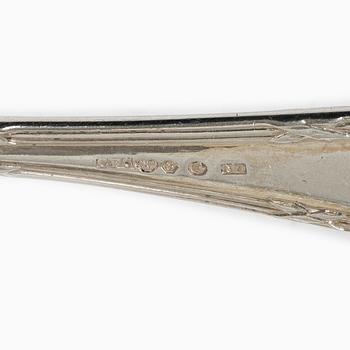 23 pieces of silver fish cutlery, Carlman, Stockholm, 1915.