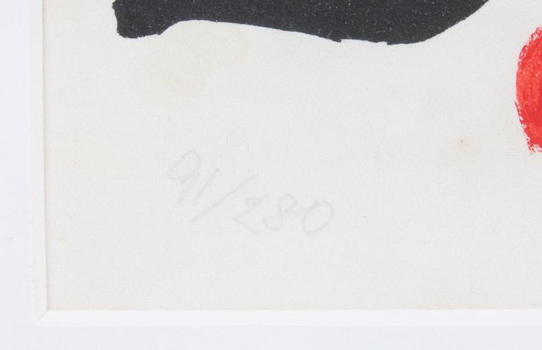 LENNART RODHE, färglitografi, sign o dat 1965. Numr 91/280.