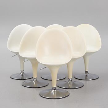 Stefano Giovannoni, six 'Bombo' chairs, Magis, Italy.