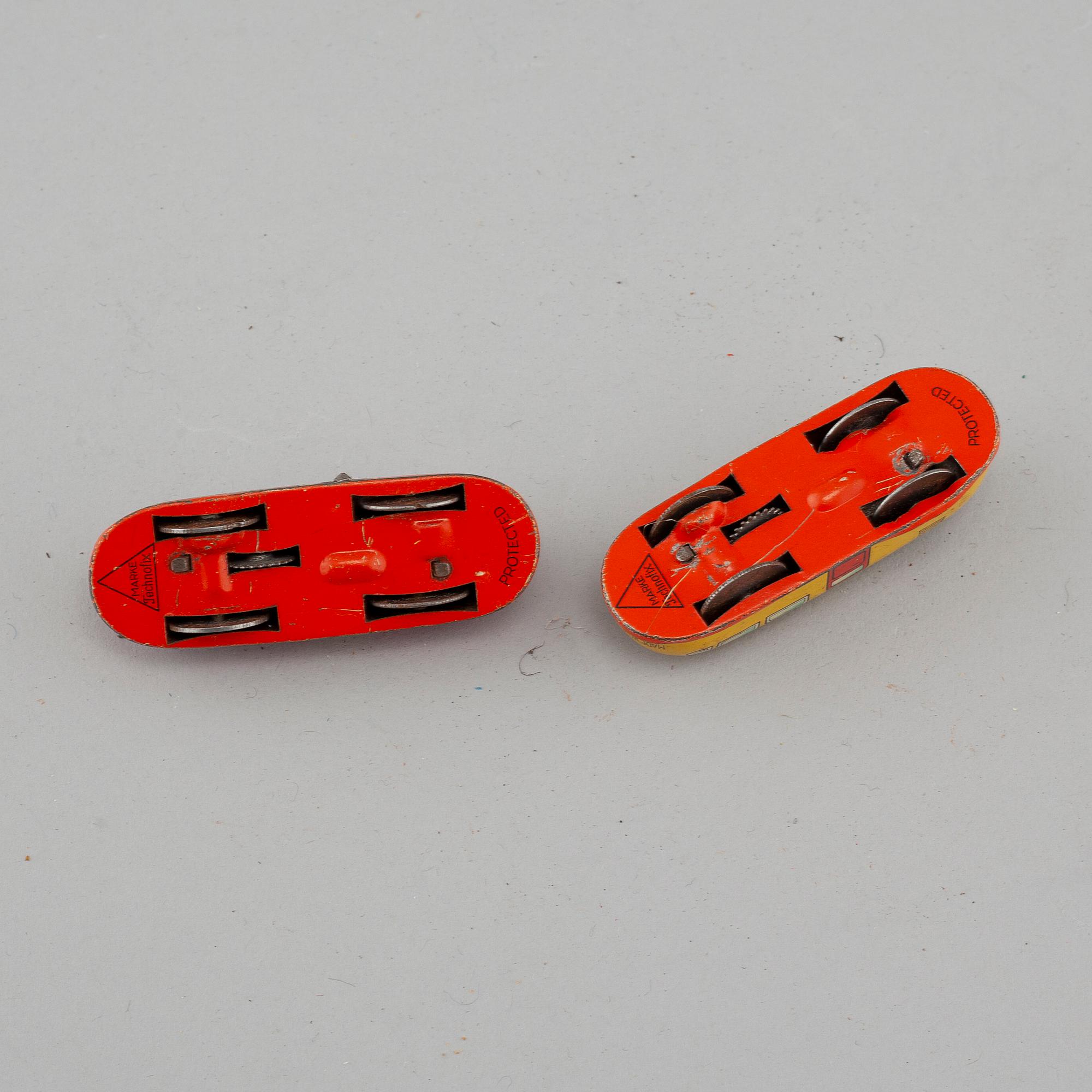 TOYS, 6 parts, including Technofix, Germany, middle of the 20th century.