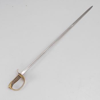 Sabre, Swedish, for officer, second half of the 19th century.