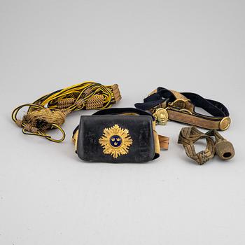 A Swedish cavalry officer's cartridge box model 1895.