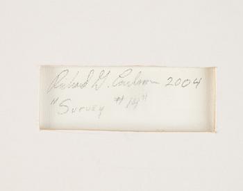 Richard Griffith Carlsson, watercolour, signed and dated 2004 verso.