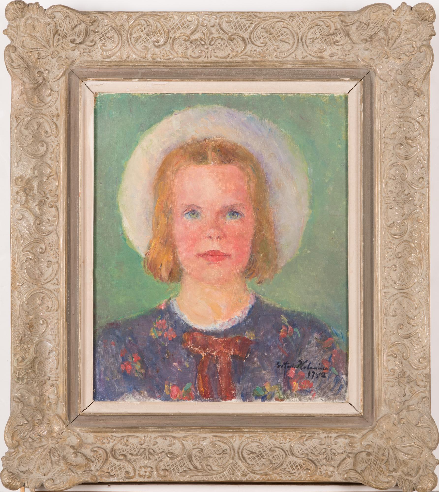Ester Helenius, Flicka med hatt.