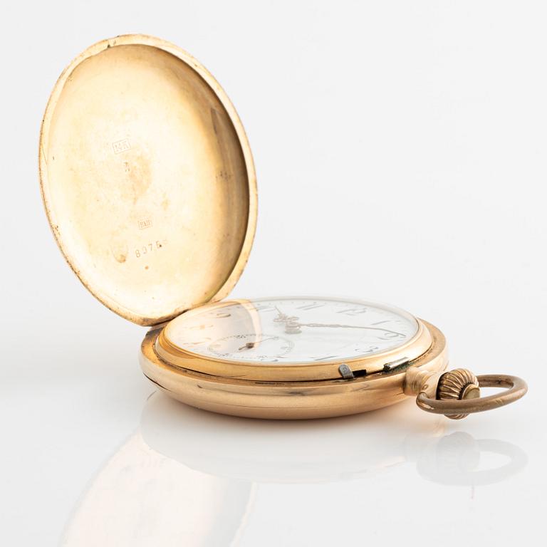 Pocket watch, hunter, 52.5 mm.