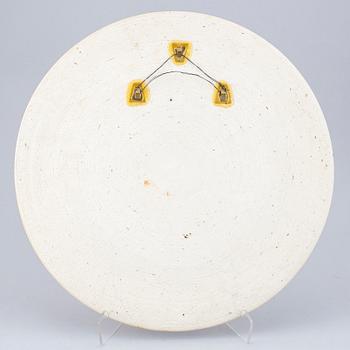 CARL-HARRY STÅLHANE, a unique stoneware plaque, Rörstrand, Sweden 1972.
