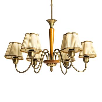 Harald Notini, a ceiling lamp model 11664, Arvid Böhlmarks Lampfabrik, Stockholm, 1950s.