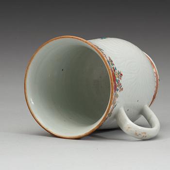 MUGG, kompaniporslin. Qingdynastin, Qianlong (1736-1795).