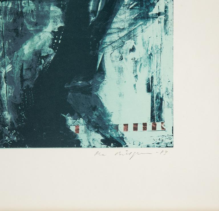 Ola Billgren, lithograph in colours, 1983, signed 184/200.