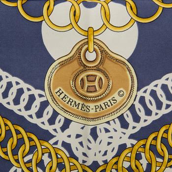 SCARF, "Hermès, "Maillons", issued 1973.