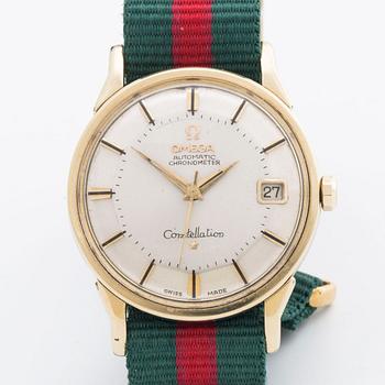OMEGA, Constellation, "Pie-Pan", (Repainted dial), wristwatch, 34 mm.