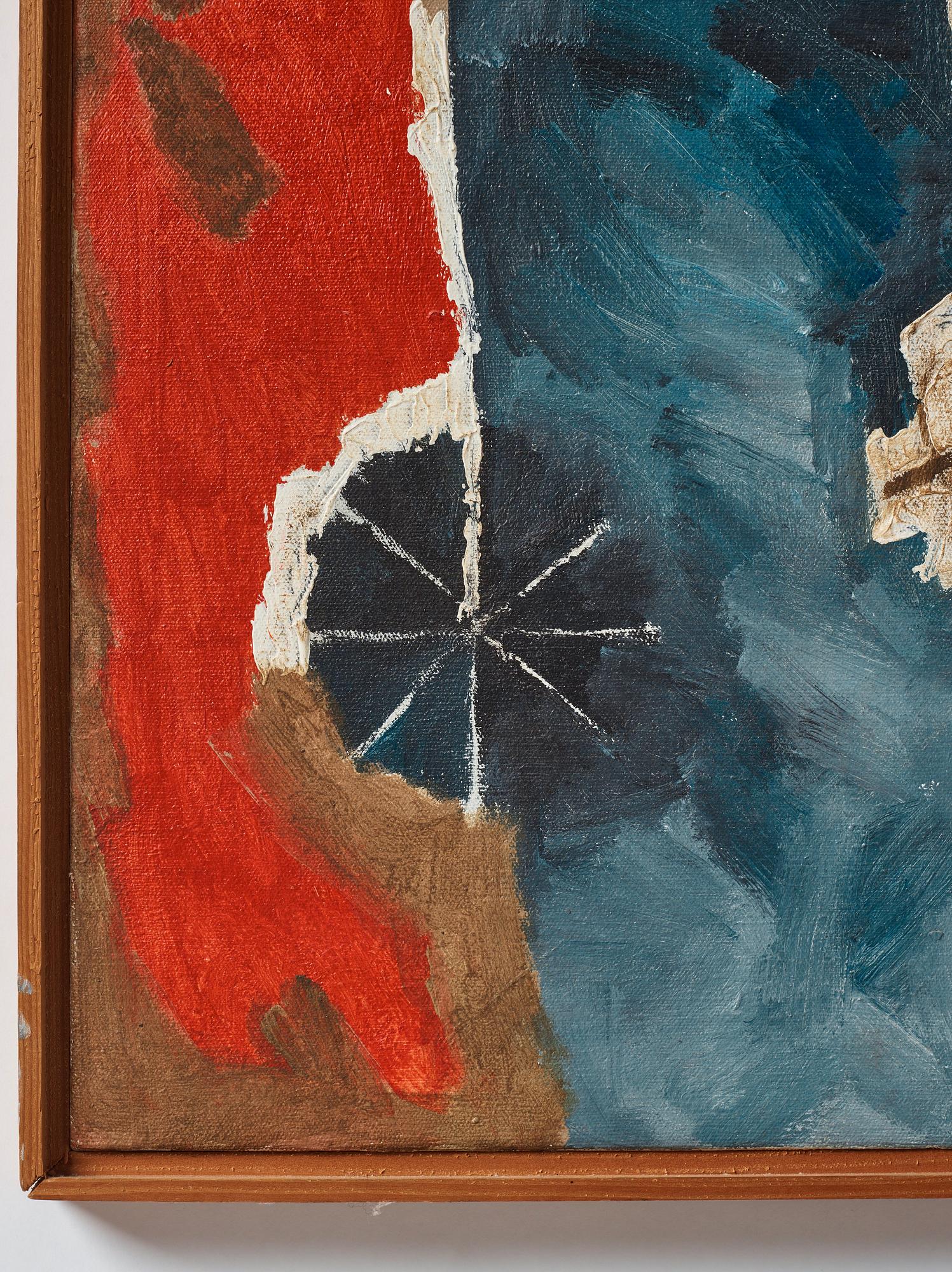 M. F. Husain, "Man on Moon".