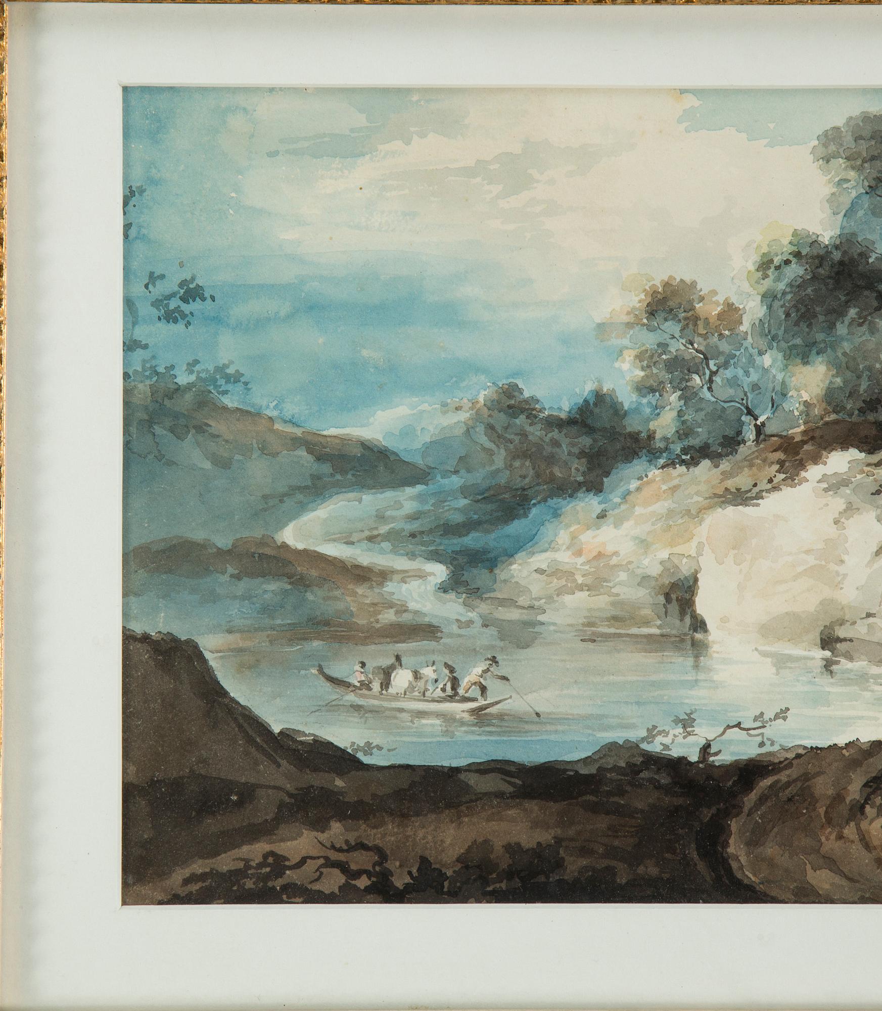 ELIAS MARTIN, Attributed to. Water colour, unsigned.