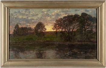 PER EKSTRÖM, oil on canvas, signed and dated 1904.