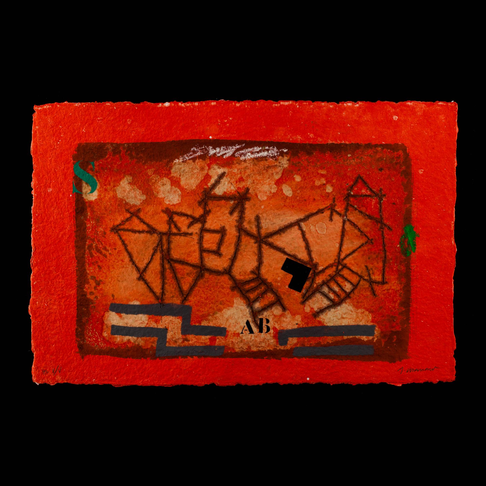 JAMES COIGNARD, carborundumgravyr, signerad och numrerad HC V/V.