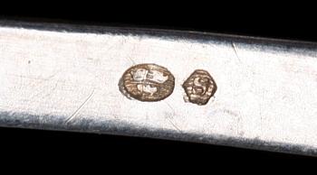 PARTI BESTICK, 21 delar, silver, bla Hans Georg Tillström, Växjö 1819.