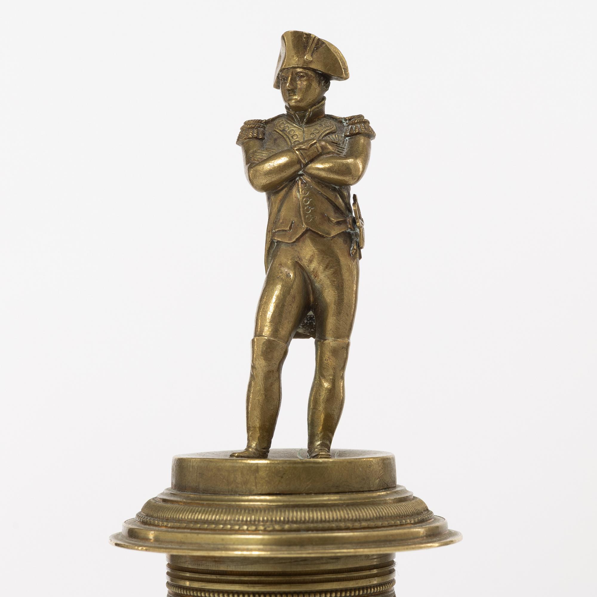 A figurine depicting Napoleon I, Empire, early 19th century.