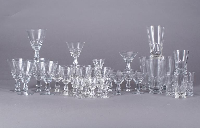 GLASSERVIS, 79 delar, 1900-tal.