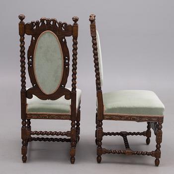 STOLAR, 4 st, barockstil, 1920-tal.