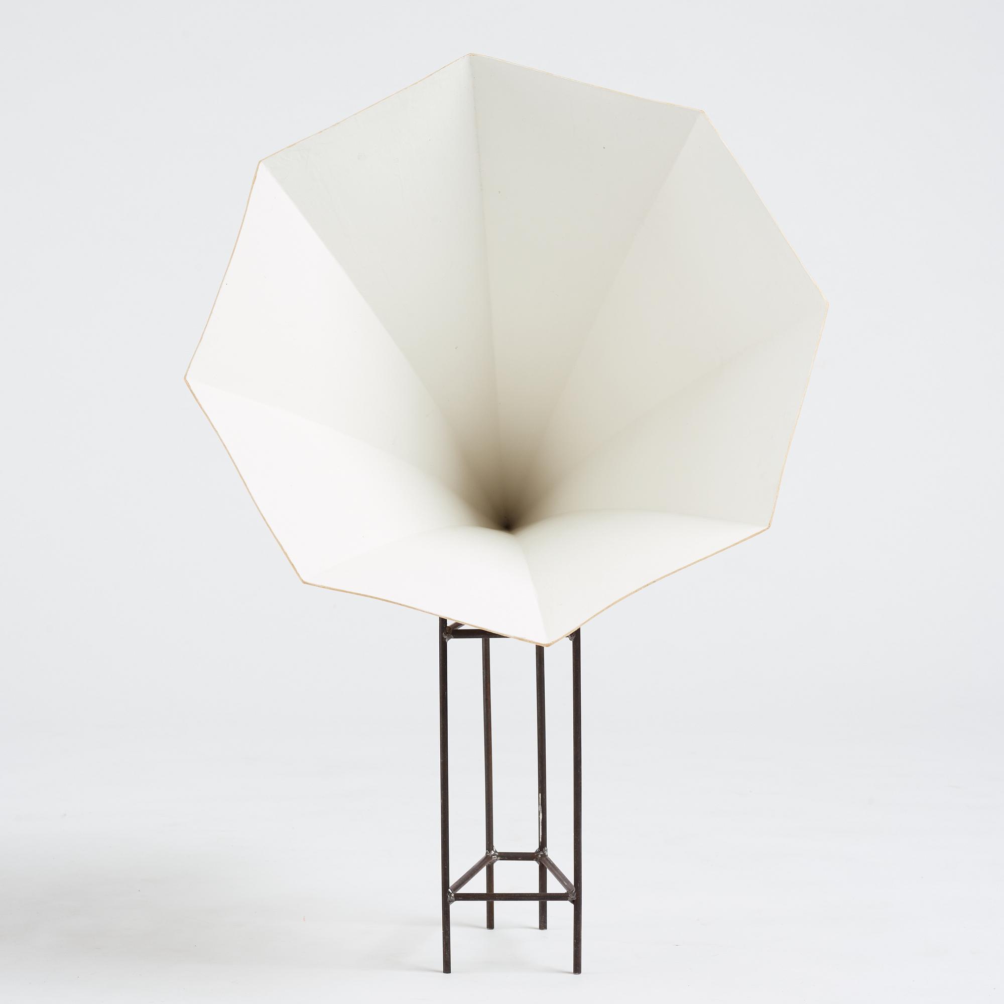 Ebba Matz, sculpture, mixed media, paper and metal, not signed, 1994.