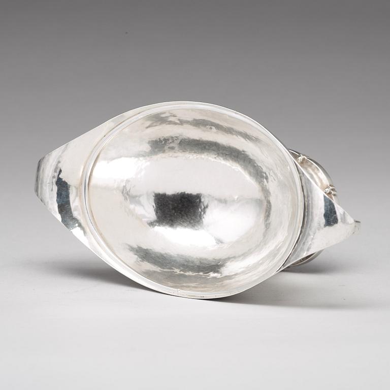 Georg Jensen, an 830/1000 silver lidded bowl, Copenhagen 1915-19, Swedish import marks.