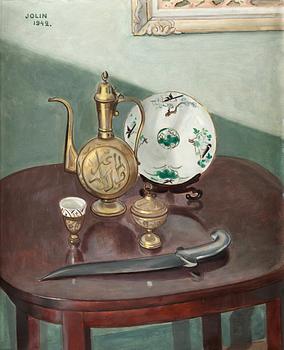 287. Einar Jolin, "Stilleben med orientalisk servis".