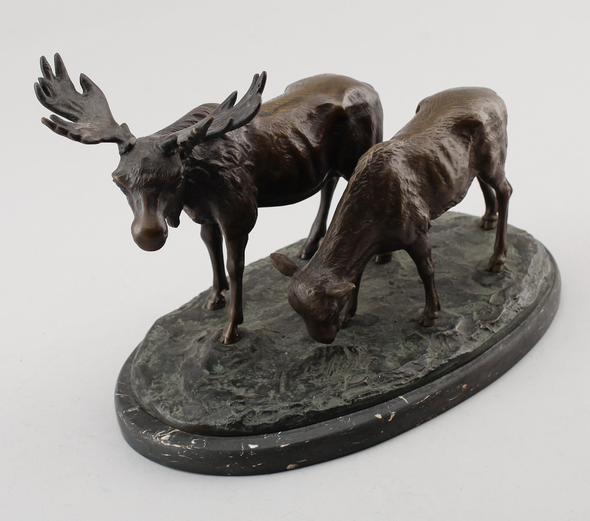 ALFRED HOFMANN, skulptur, brons, signerad.