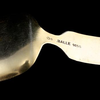 PARTI BESTICK, 38 st, silver, 1700/1800/1900-tal. Vikt ca. 784g.