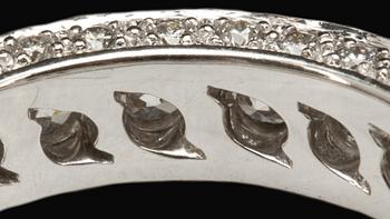 RING, 18k vitguld med briljantslipade diamanter 1,15ct. Vikt ca 6,5g.