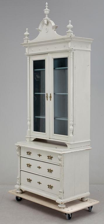 BOKSKÅP, nyrenässans, 1800-talets slut.
