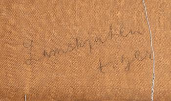 Martin Emond, olja på pannå signerad.