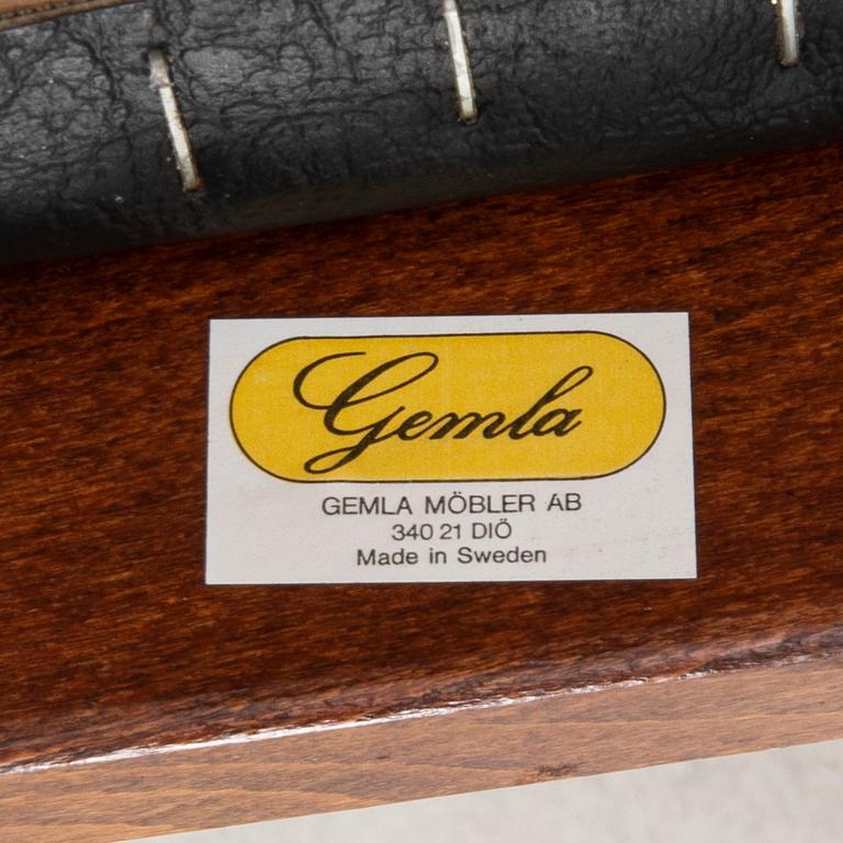 Karmstolar 6 st Gemla möbler 1980-tal.