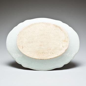 STEKFAT, kompaniporslin, Kina, Qialong, 1736-95.