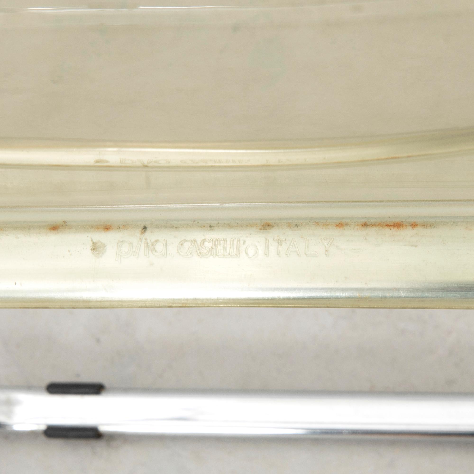 Giancarlo Piretti, fällstolar 4 st, "Plia", Castelli, formgivna 1967.