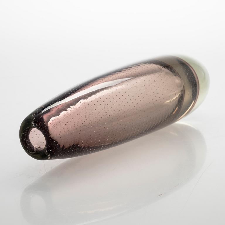 Gunnel Nyman, A glass vase model 'GN 25', signed G. Nyman Nuutajärvi Notsjö.