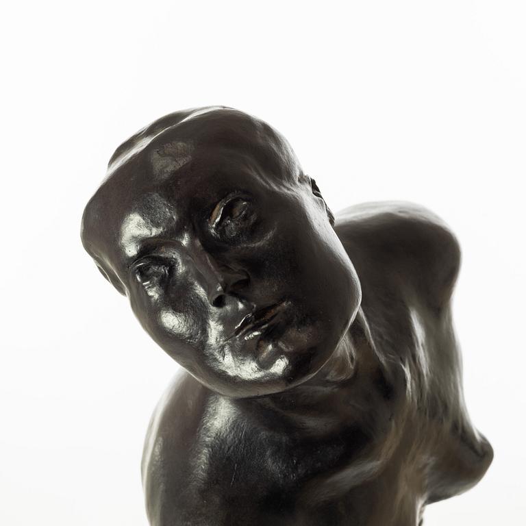 Gudmar Olovson, sculpture. Signed. Numbered. Foundry mark. Bronze, height 81 cm, length 30 cm.