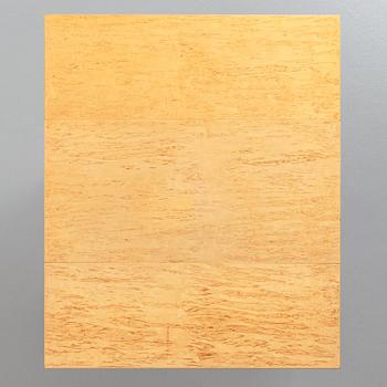 Bruno Mathsson, a drop leaf table 'Berit' in burled birch, Bruno Mathsson International, Sweden.