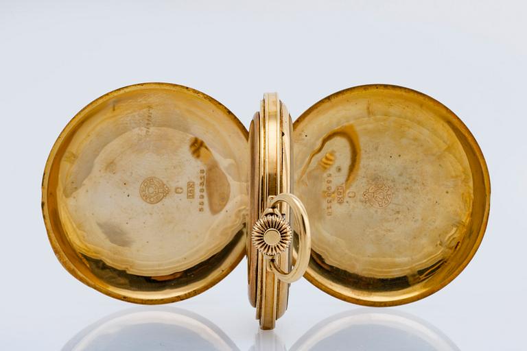 OMEGA, pocket watch hunter, 50 mm.