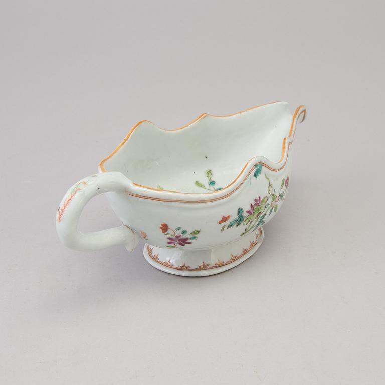 SÅSSNIPA, kompaniporslin. Qingdynastin, Qianlong (1736-95).